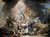 Ricci Sebastiano La resurrezione Paesaggio cm73X100 Immagine su CARTA TELA PANNELLO CORNICE Orizzontale
