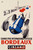 Roy Gran Premio / Bordeaux Giochi e Sport cm118X78 Immagine su CARTA TELA PANNELLO CORNICE Verticale