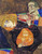 Schiele Egon sacra Famiglia Astratto cm73X54 Immagine su CARTA TELA PANNELLO CORNICE Verticale