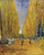 Van Gogh Vincent Campi Elisi Paesaggio cm80X64 Immagine su CARTA TELA PANNELLO CORNICE Verticale