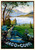 Ximenes Elio Lago di Como Costiero cm115X80 Immagine su CARTA TELA PANNELLO CORNICE Verticale