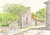 Pinna Enrico Lento life country sardegna acquerello Tradizionale cm89X125 Immagine su CARTA TELA PANNELLO CORNICE Orizzontale