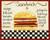 Stampa su tela Poster DiPaolo Dan Sandwich Cucina Orizzontale