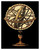 Stampa su tela Poster Vision Studio Sfera del mondo I Mappe Verticale