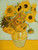 Stampa su tela Poster Van Gogh Vincent Girasoli Paesaggio Verticale