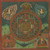Stampa su tela Poster anonymous Spettacolare mandala multicolore con Buddha Etnico Quadrata