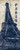 Stampa su tela Poster Harbick N. Torre Eiffel in indaco europeo Verticale