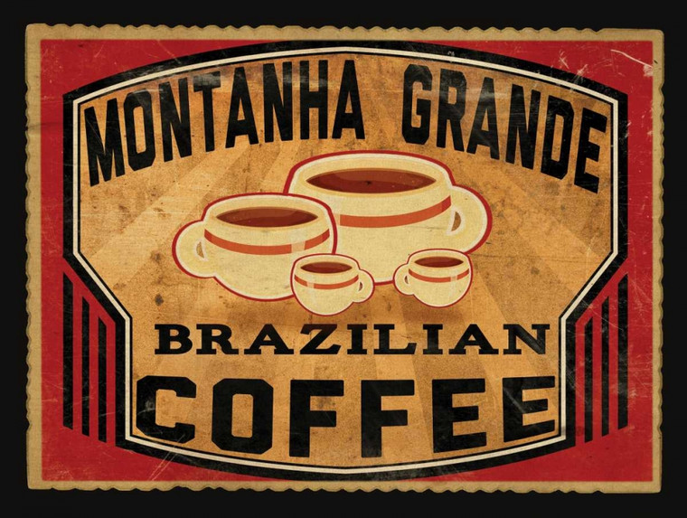 Giacopelli Jason Brazillian Coffee Cucina cm59X80 Immagine su CARTA TELA PANNELLO CORNICE Orizzontale