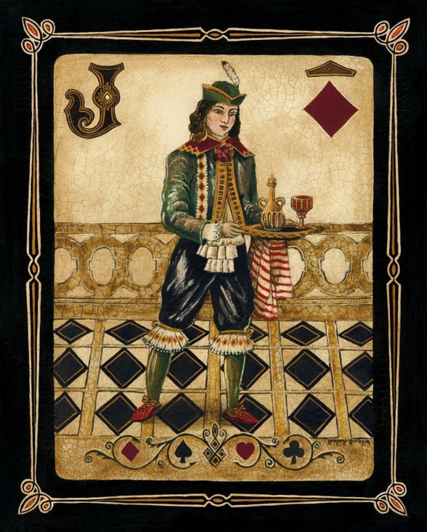 Gorham Gregory Arlecchino Jack Giochi e Sport cm107X84 Immagine su CARTA TELA PANNELLO CORNICE Verticale