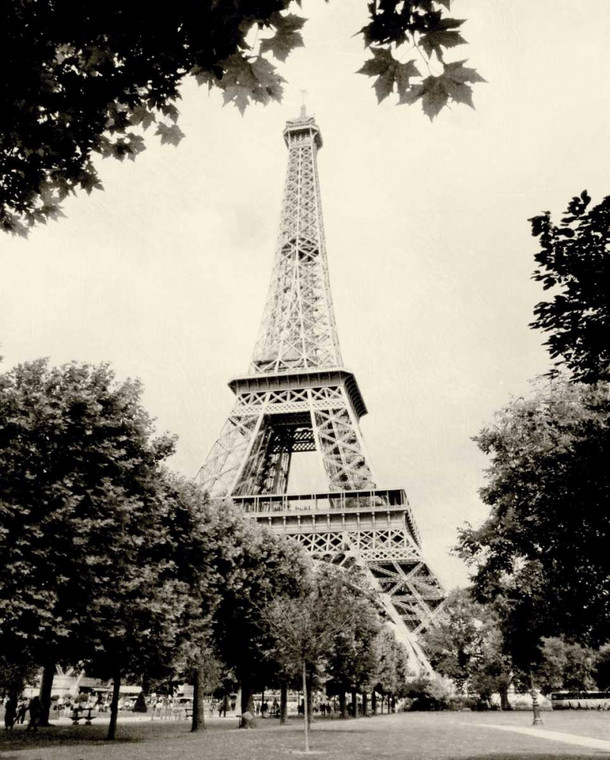 Melious Amy Torre Eiffel I europeo cm91X73 Immagine su CARTA TELA PANNELLO CORNICE Verticale