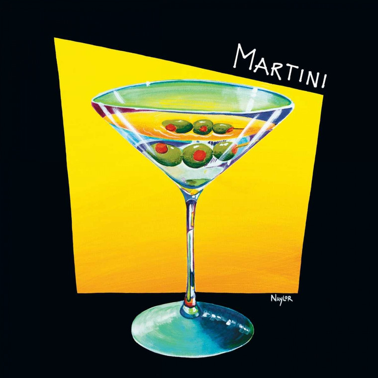 Naylor Mary Martini Cucina cm64X64 Immagine su CARTA TELA PANNELLO CORNICE Quadrata
