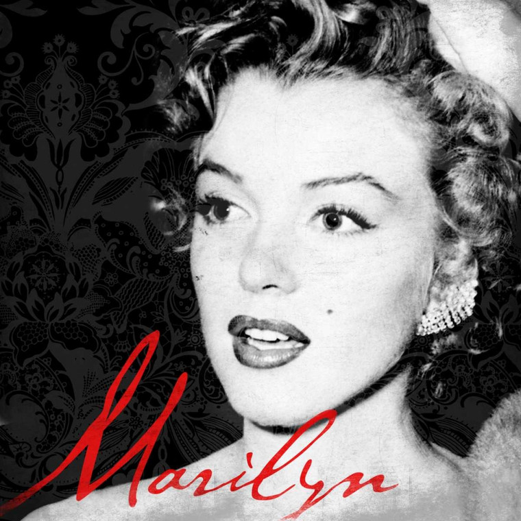 Grey Jace Marilyn Musica cm82X82 Immagine su CARTA TELA PANNELLO CORNICE Quadrata