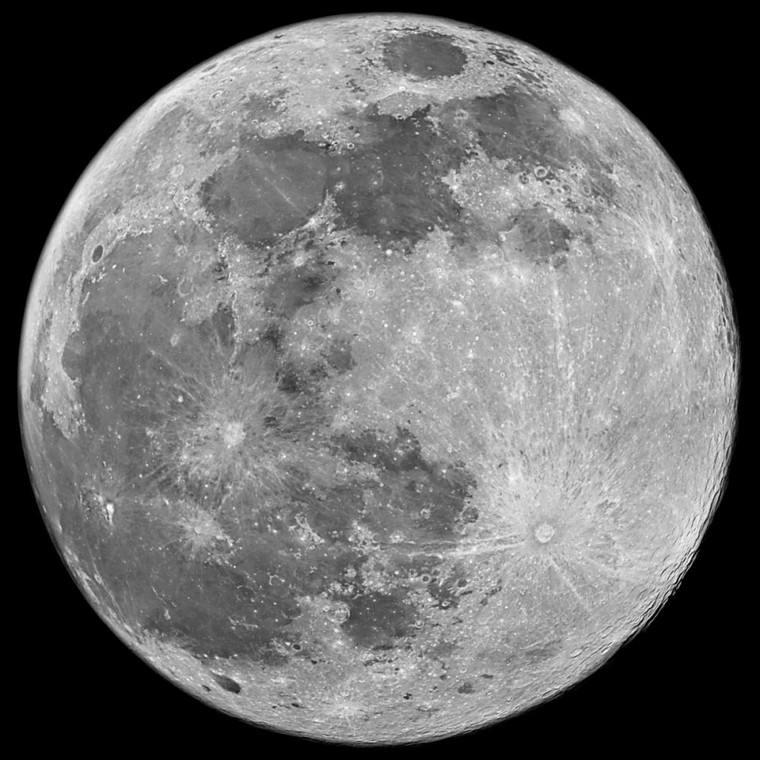 Prime Marcus Alla luna Astronomia e spazio cm77X77 Immagine su CARTA TELA PANNELLO CORNICE Quadrata