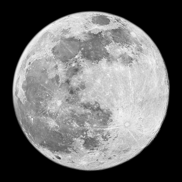 Prime Marcus Alla Luna 2 Astronomia e spazio cm77X77 Immagine su CARTA TELA PANNELLO CORNICE Quadrata