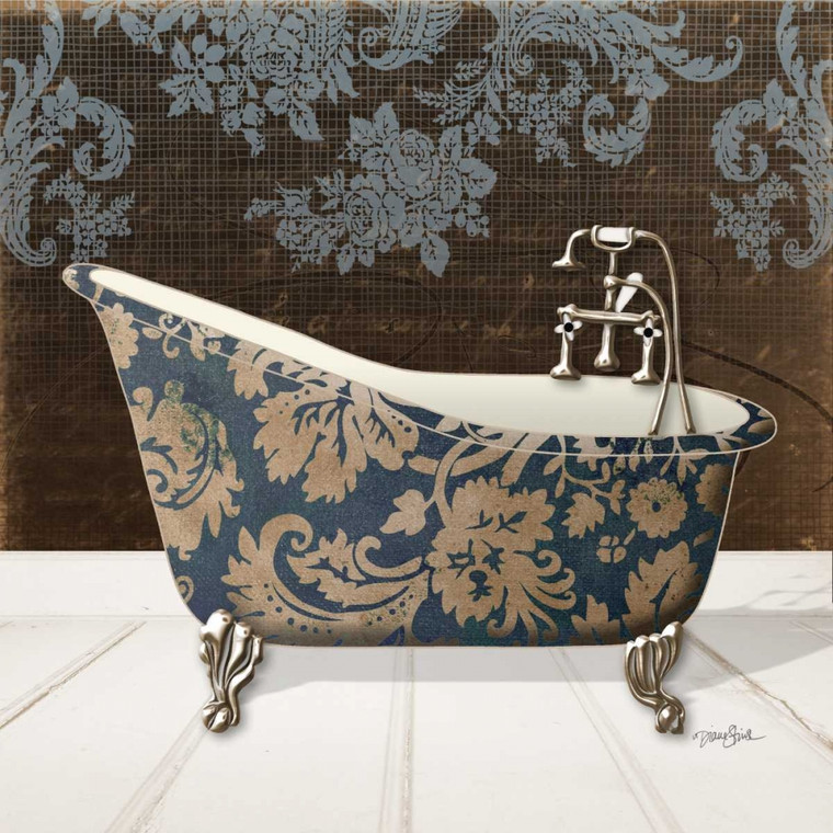 Stimson Diane Lacey Tub 5 Bagno cm54X54 Immagine su CARTA TELA PANNELLO CORNICE Quadrata