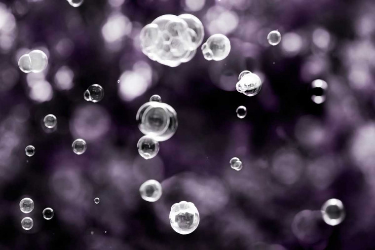 Telik Tracey pieno di bolle fotografia cm78X118 Immagine su CARTA TELA PANNELLO CORNICE Orizzontale