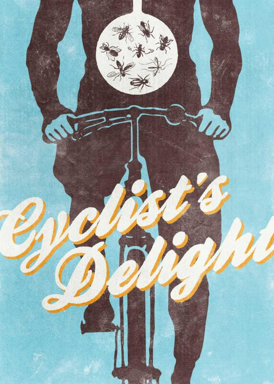 Beer Hannes Ciclisti Es Delight Fantasia cm96X68 Immagine su CARTA TELA PANNELLO CORNICE Verticale