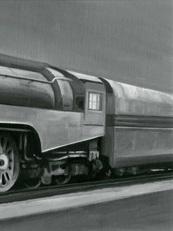 Harper Ethan Vintage Locomotive III Viaggio cm109X82 Immagine su CARTA TELA PANNELLO CORNICE Verticale