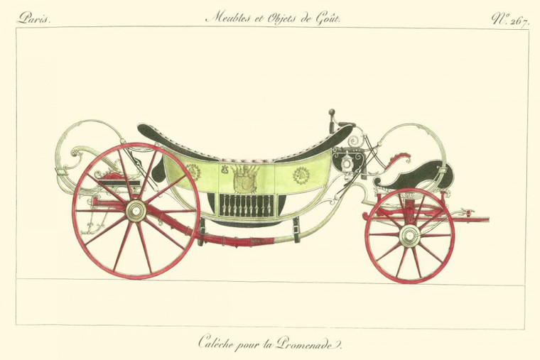 unknown Antique Carriage II Viaggio cm36X54 Immagine su CARTA TELA PANNELLO CORNICE Orizzontale