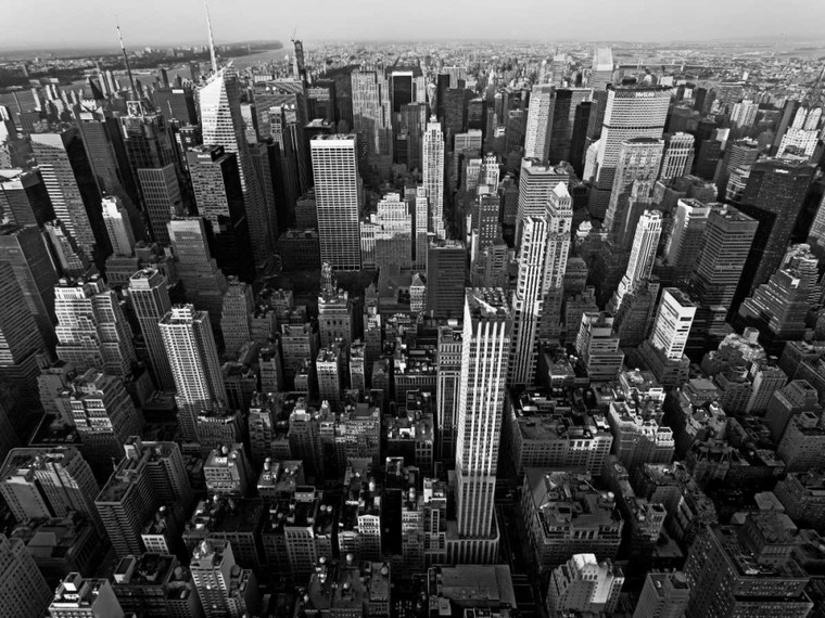 Ratsenskiy Vadim Midtown Manhattan, NYC fotografia cm84X111 Immagine su CARTA TELA PANNELLO CORNICE Orizzontale