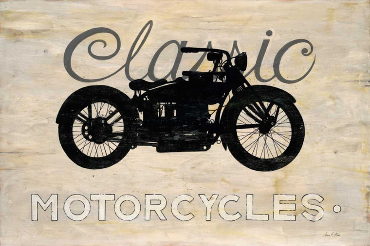 Fisk Arnie Moto Classic Vintage ? cm78X118 Immagine su CARTA TELA PANNELLO CORNICE Orizzontale