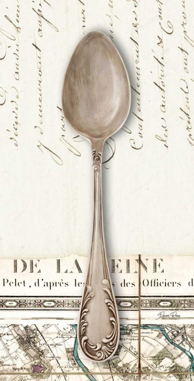 Ross Devon Cucina francese Spoon Cucina cm105X52 Immagine su CARTA TELA PANNELLO CORNICE Verticale