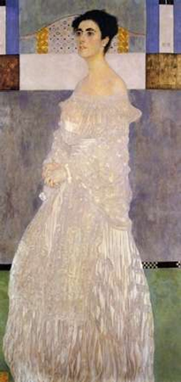 Klimt Gustav Margaret Stonborough Wittgenstein 1905 museo cm91X43 Immagine su CARTA TELA PANNELLO CORNICE Verticale