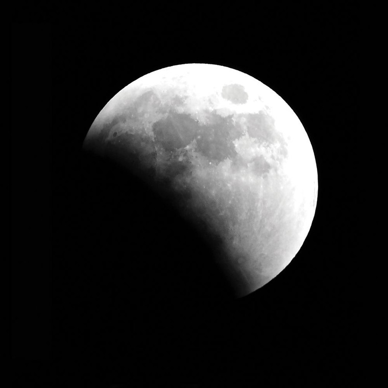 Anonymous Eclipse II fotografia cm54X54 Immagine su CARTA TELA PANNELLO CORNICE Quadrata