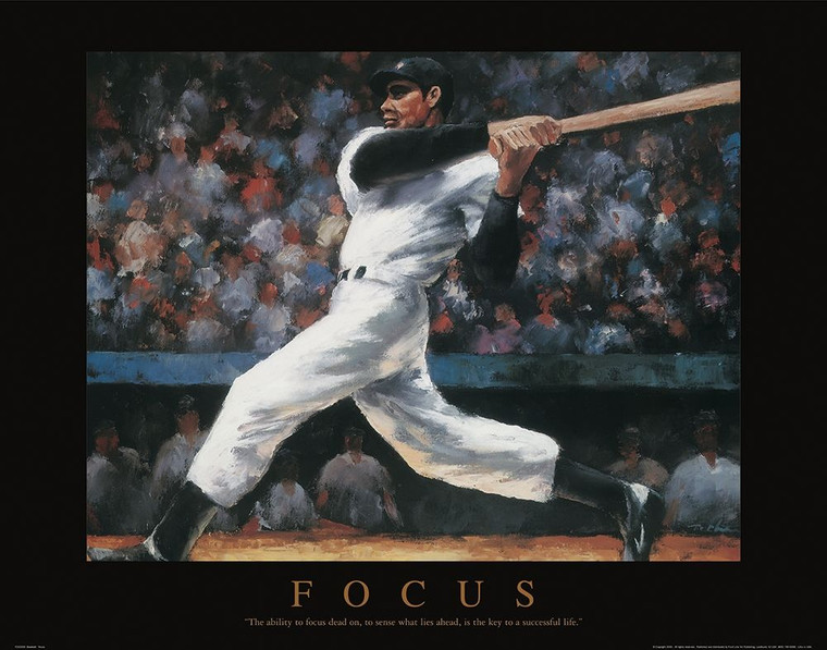 Archivio Focus   Baseball Giochi e Sport cm80X102 Immagine su CARTA TELA PANNELLO CORNICE Orizzontale