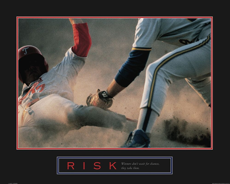 Archivio Rischio   Baseball Giochi e Sport cm80X102 Immagine su CARTA TELA PANNELLO CORNICE Orizzontale