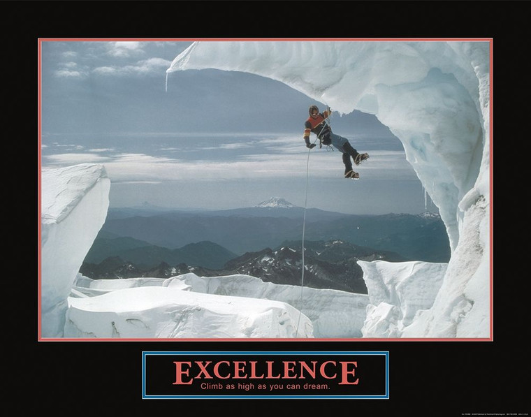 Archivio Eccellenza   Ice Climber Giochi e Sport cm80X102 Immagine su CARTA TELA PANNELLO CORNICE Orizzontale