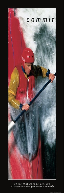 Archivio Commit   Kayak Giochi e Sport cm164X54 Immagine su CARTA TELA PANNELLO CORNICE Verticale
