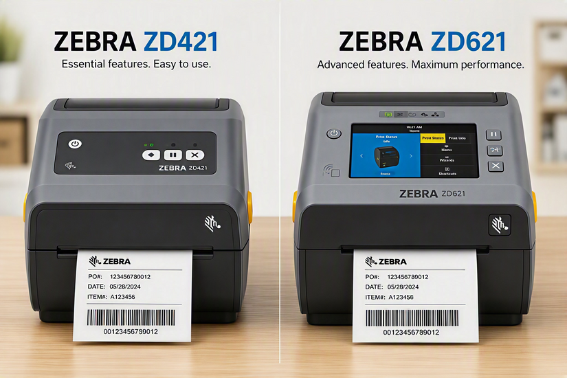 Zebra ZD421 vs ZD621: Which Desktop Label Printer Is Right for Your Business?