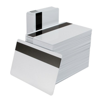 HiCo Magnetic Stripe PVC Cards – CR80, 30 Mil (500 Pack)