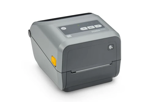 Zebra ZD421 desktop thermal label printer compact design front view