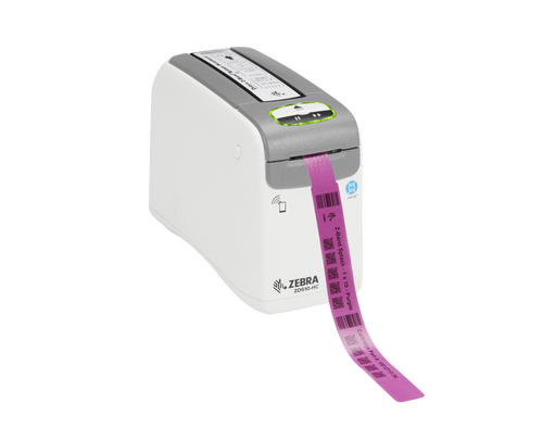 wristband printer printing colored patient ID wristband