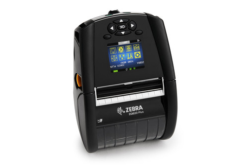 Zebra ZQ620 Plus mobile thermal receipt and label printer front view