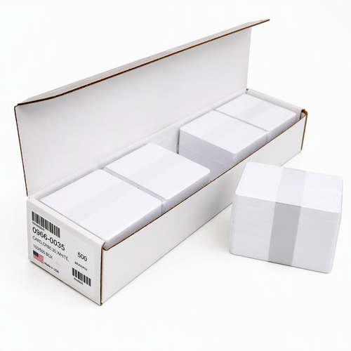 Blank White PVC Cards – CR80