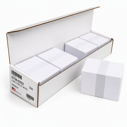 Blank White PVC Cards – CR80