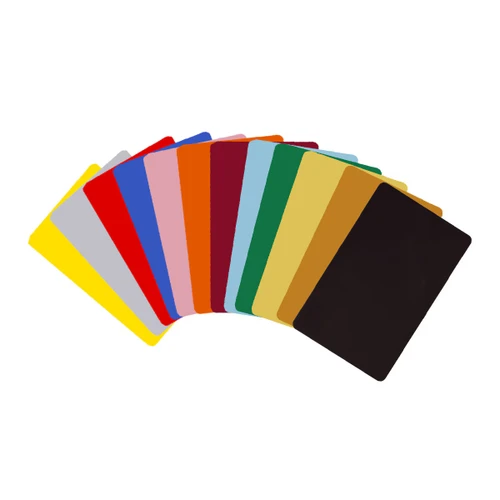 Blank Colour PVC Cards — CR80.30 mil (Request a Quote)