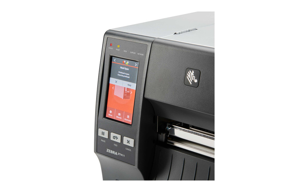 Zebra ZT411Industrial Thermal Transfer Printer, 4"