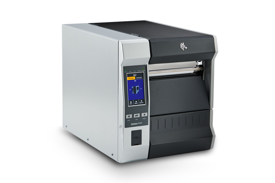 Zebra ZT620 Industrial Thermal Transfer Printer, 6"