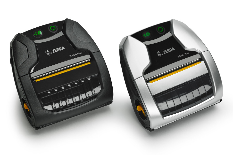 Zebra ZQ320 Plus mobile printers indoor and outdoor models side by side