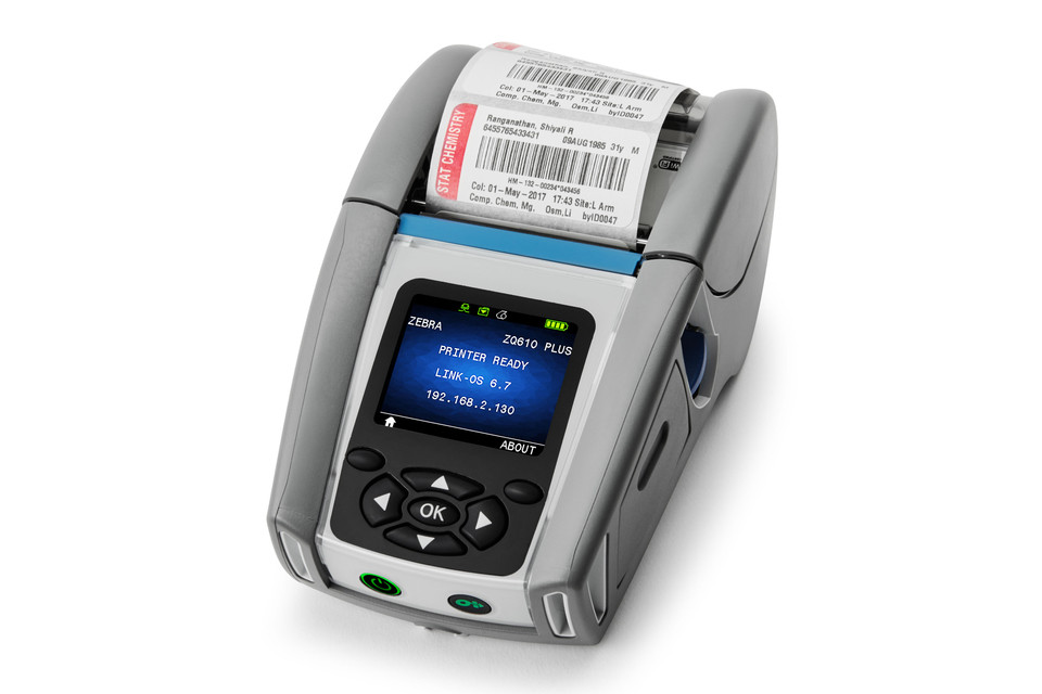 Zebra ZQ610 Plus HealthCare Mobile Printer