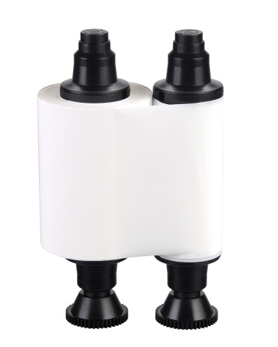 Evolis R2015 white monochrome ribbon for Quantum 2 ID card printer, up to 1000 prints per roll