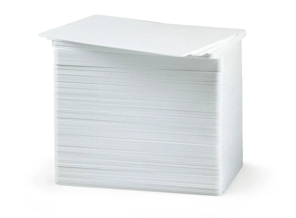 Blank White PVC Cards – CR80