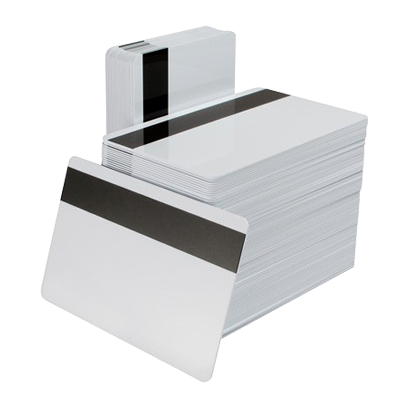 HiCo Magnetic Stripe PVC Cards – CR80, 30 Mil (500 Pack)