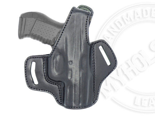 Glock 17 Gen 1-5  OWB Thumb Break Leather Belt Holster | Choose your Color and Hand