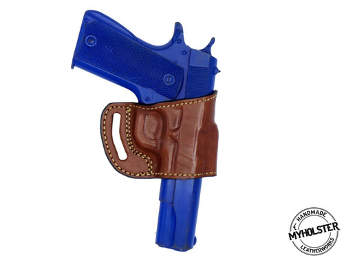 SPRINGFIELD ARMORY RONIN OPERATOR 4.5" 9MM 1911 Right Hand Yaqui Slide Style Belt Leather Holster