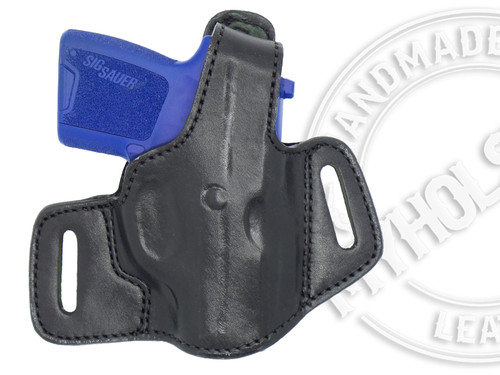 Sig Sauer P290 OWB Thumb Break Leather Belt Holster - CHOOSE YOUR COLOR AND HAND